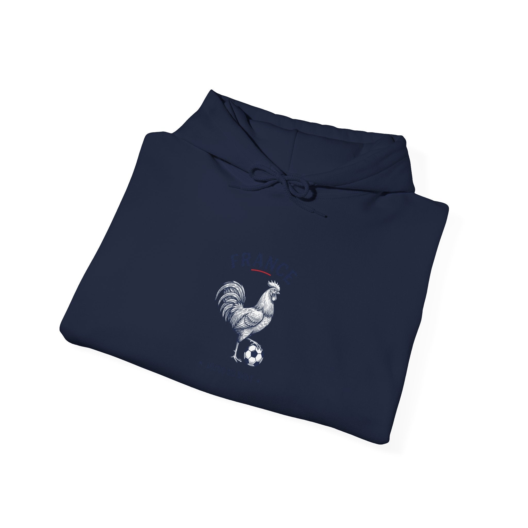 France Soccer Rooster Hoodie | National Flag Colors, Match Day Pride - Velqono