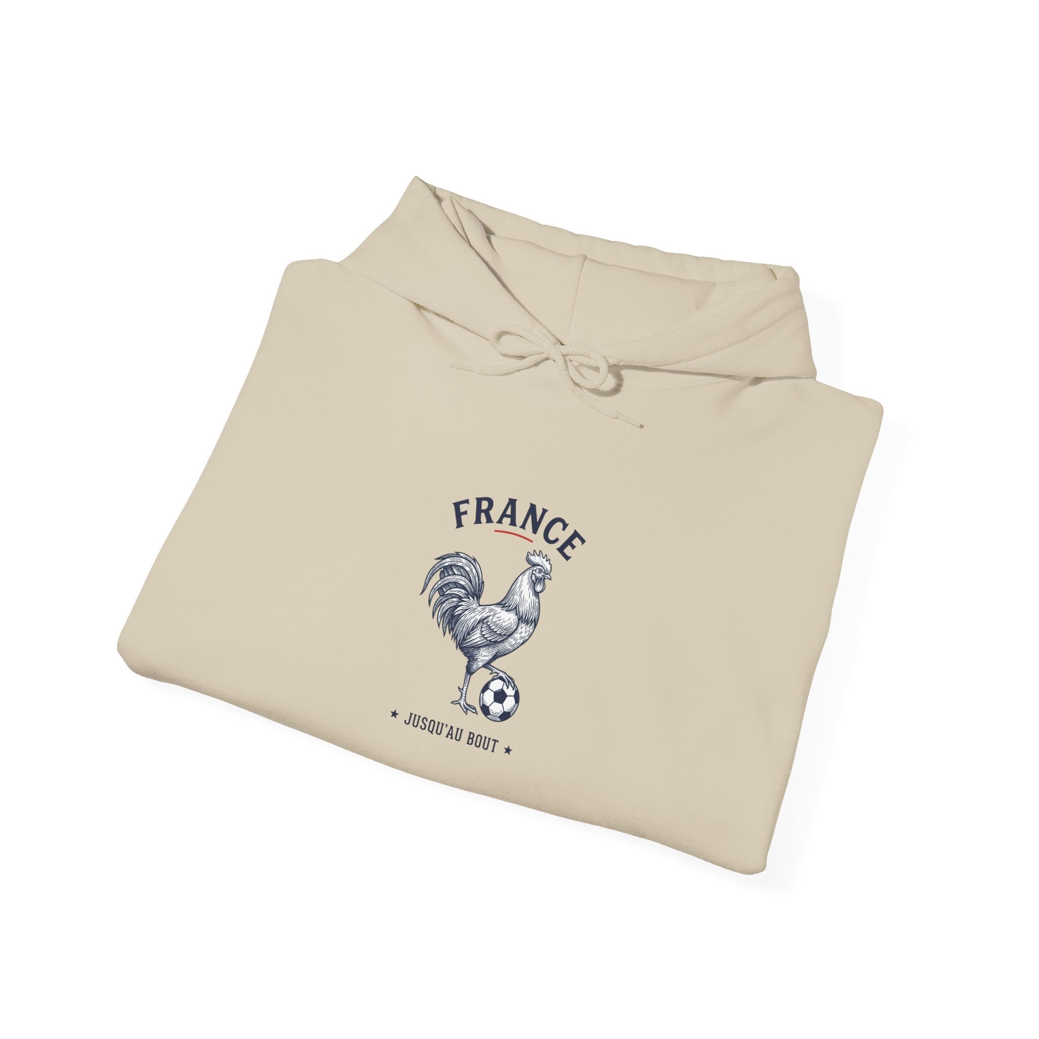 France Soccer Rooster Hoodie | National Flag Colors, Match Day Pride - Velqono