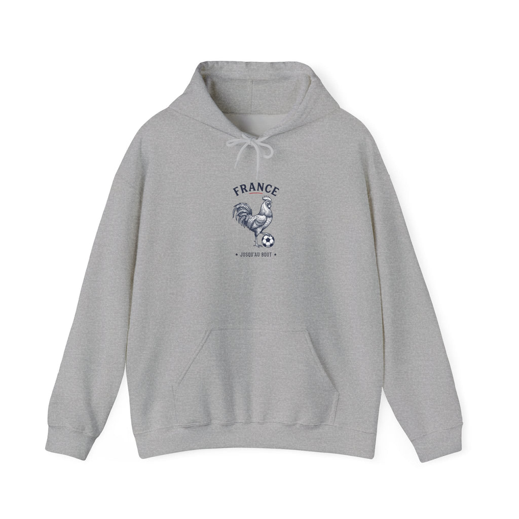 France Soccer Rooster Hoodie | National Flag Colors, Match Day Pride - Velqono