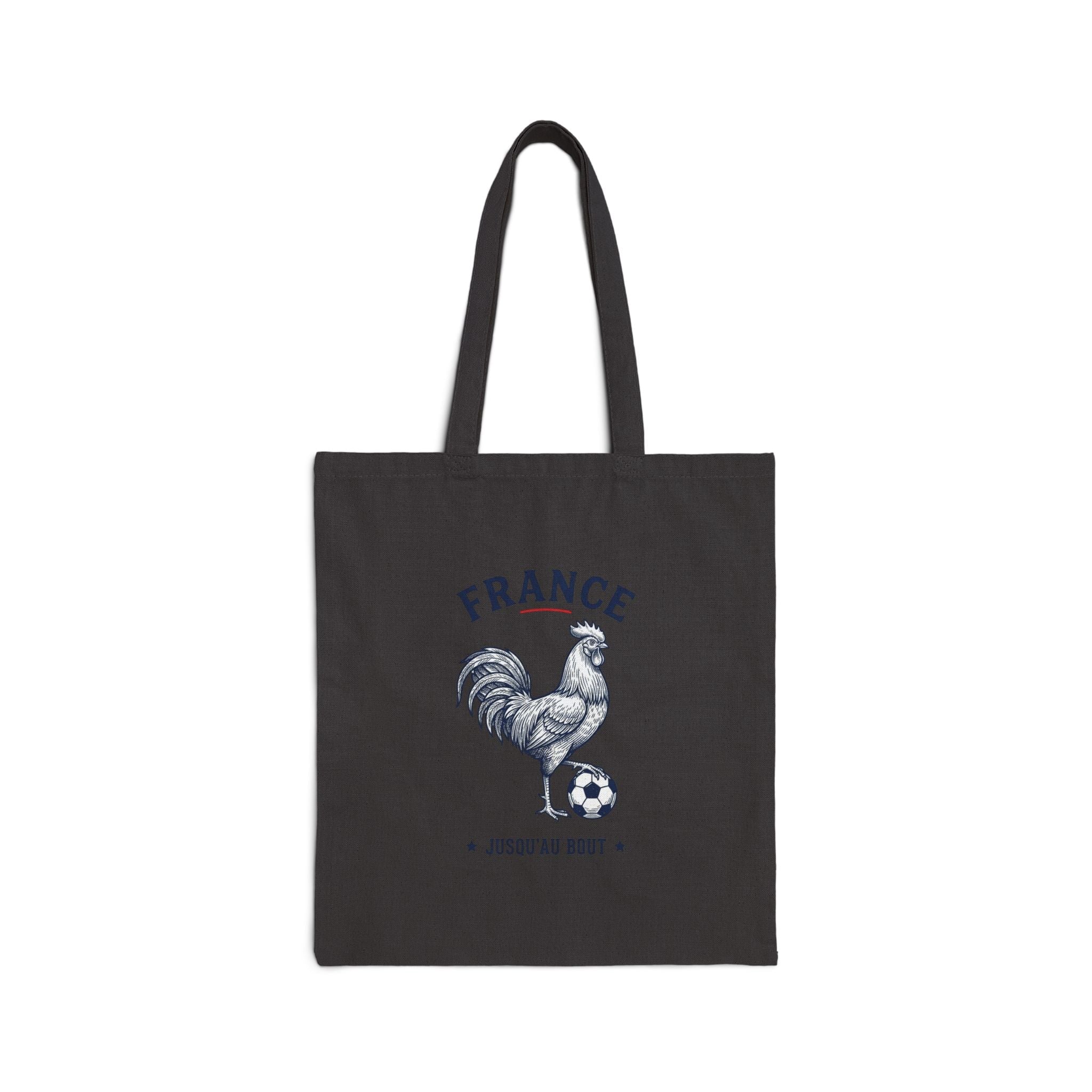 France Soccer Rooster Tote | Flag Colors, Vintage Football Paris Pride - Velqono