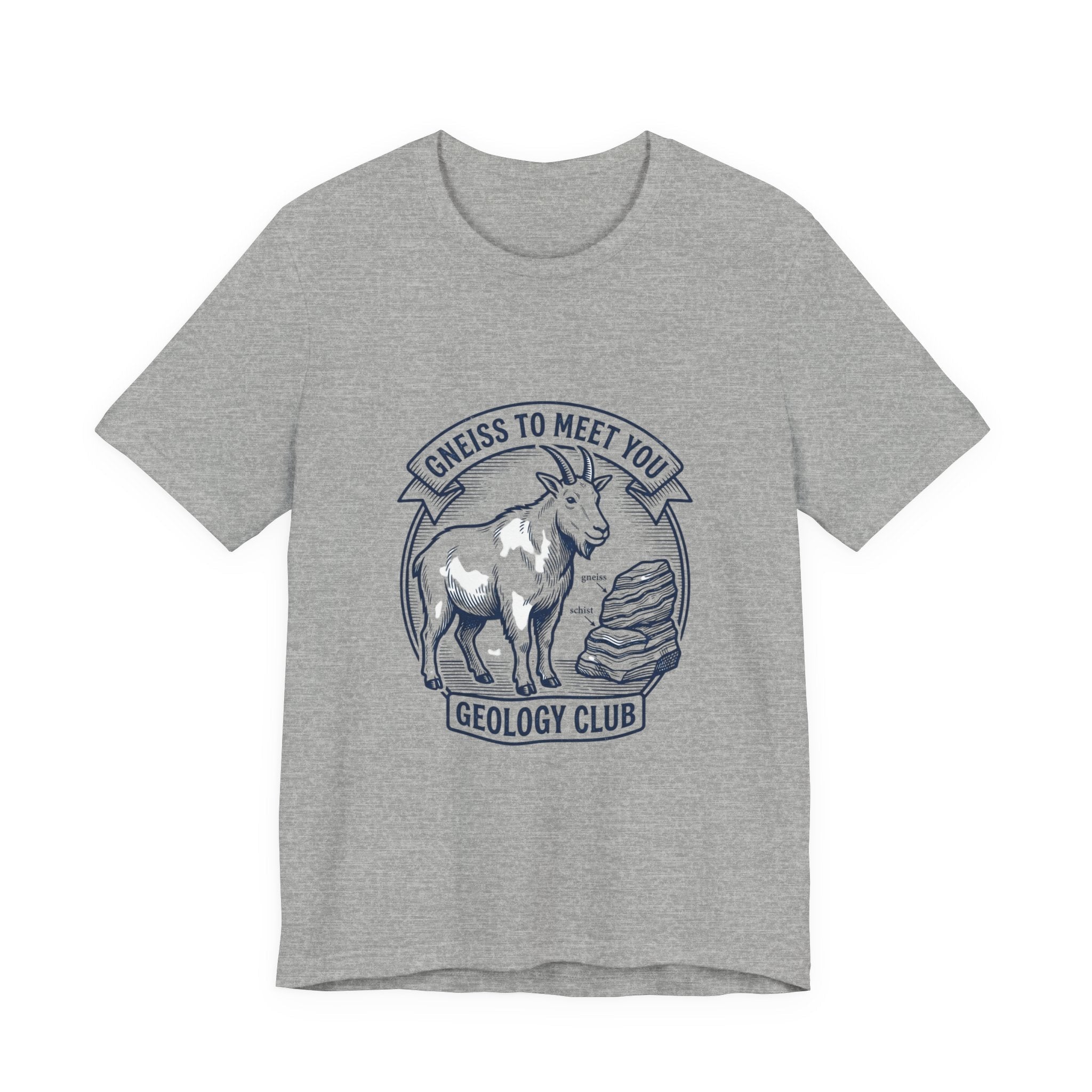 Gneiss To Meet You Geology Club Tee | Science Humor, Rock Pun - Velqono