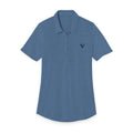 Ladies Fine Pique Blend Polo — Women's Classic Black Polo Shirt - Velqono