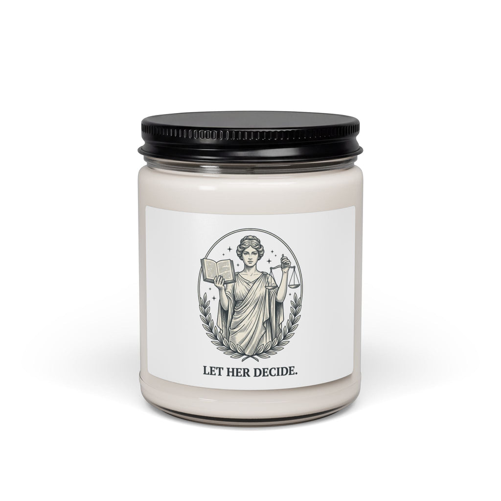 Let Her Decide Candle, Soy Jar Candle | Feminist Equality Confidence - Velqono