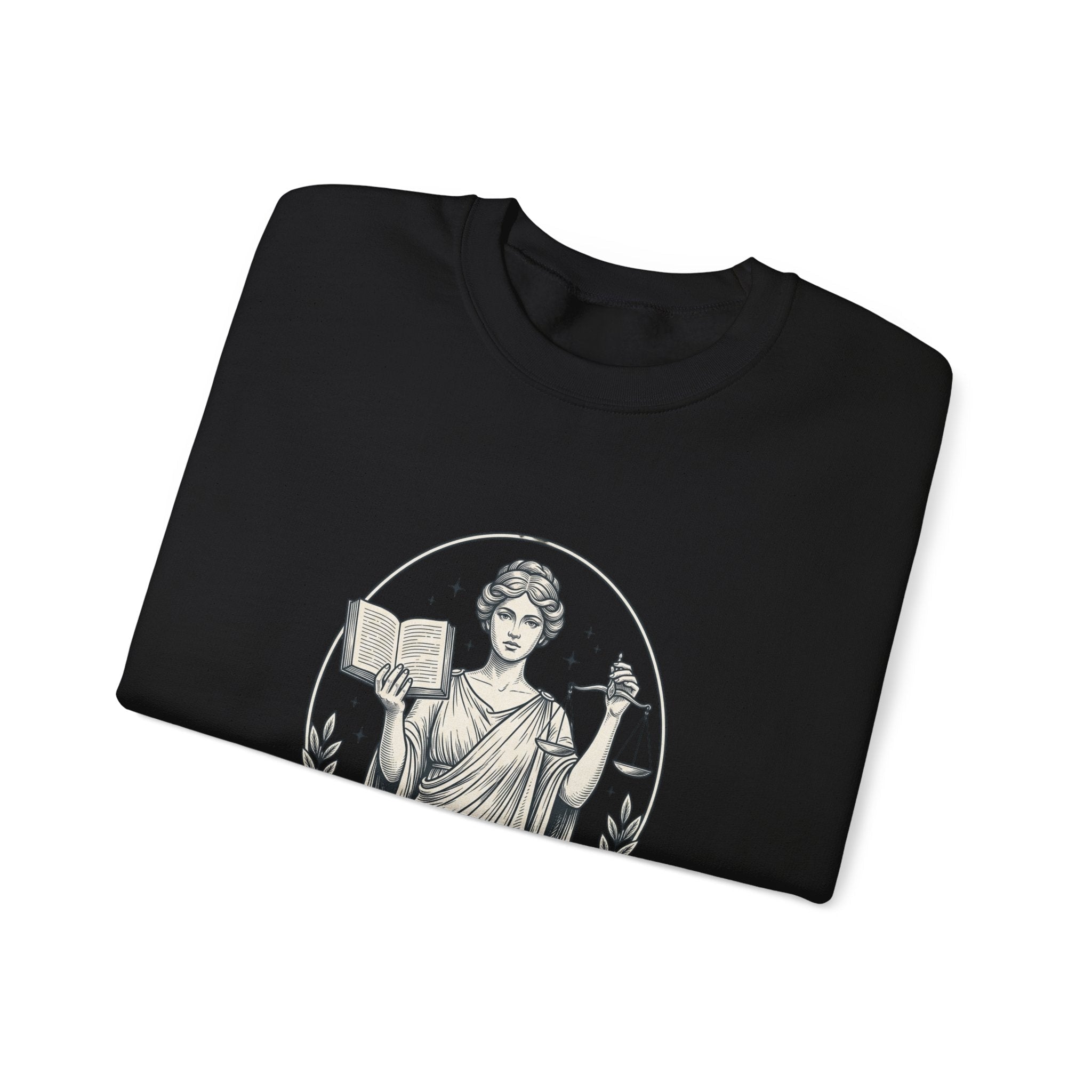 Let Her Decide Lady Justice Sweatshirt - Symbolic Statement Crewneck - Velqono