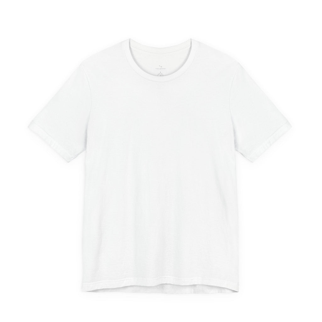 Men's Cotton T-Shirt with Minimal Back Graphic - Velqono