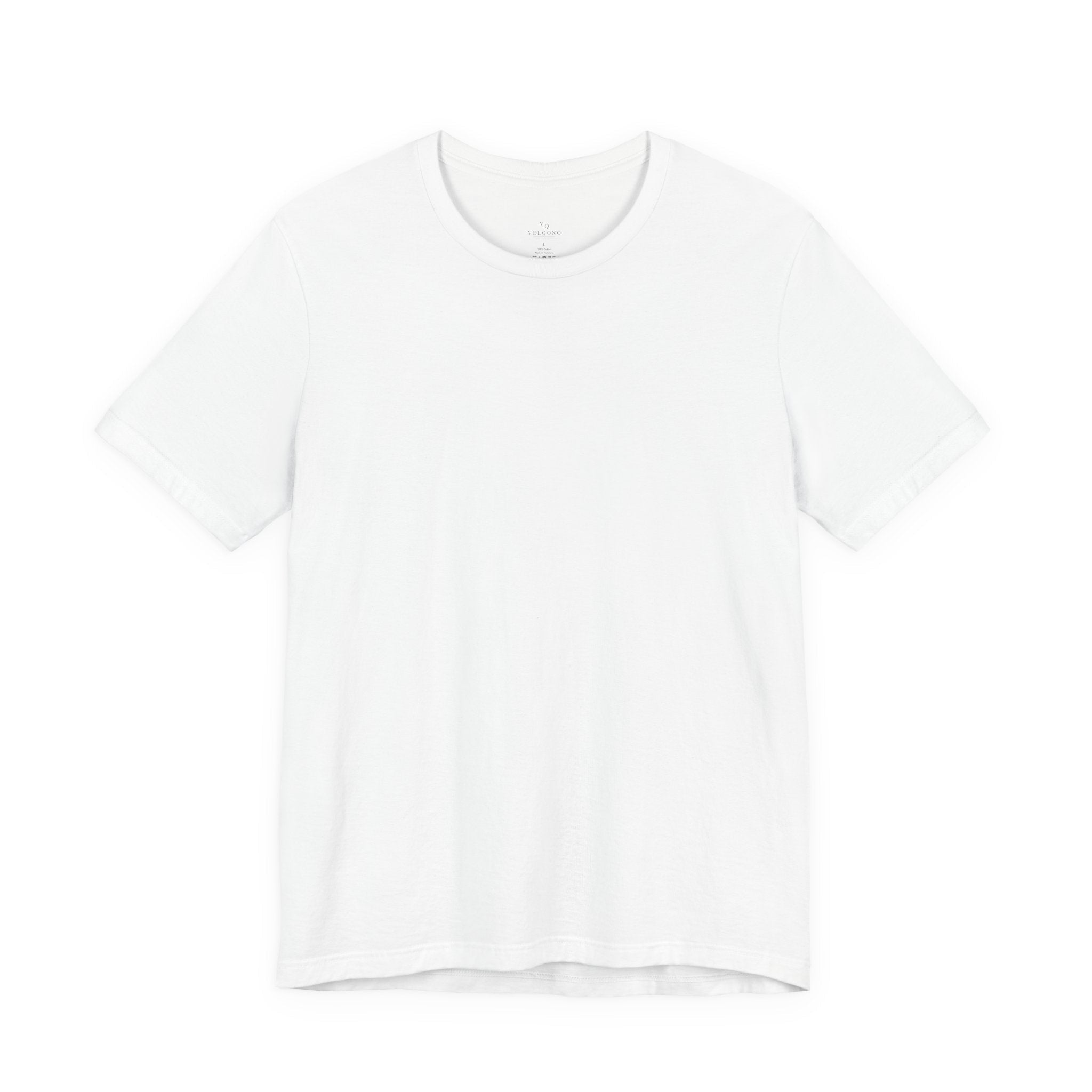 Men's Cotton T-Shirt with Minimal Back Graphic - Velqono