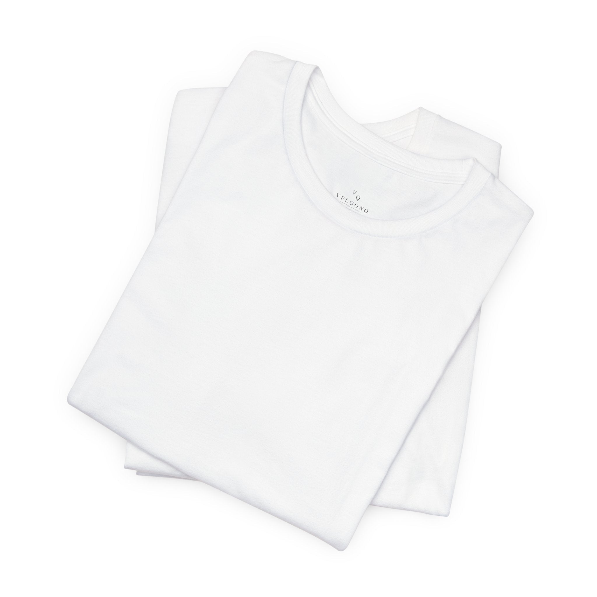 Men's Cotton T-Shirt with Minimal Back Graphic - Velqono
