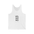 Minimalist VELQONO Cotton Tank Top - Modern Typography Unisex Summer Tank - Velqono