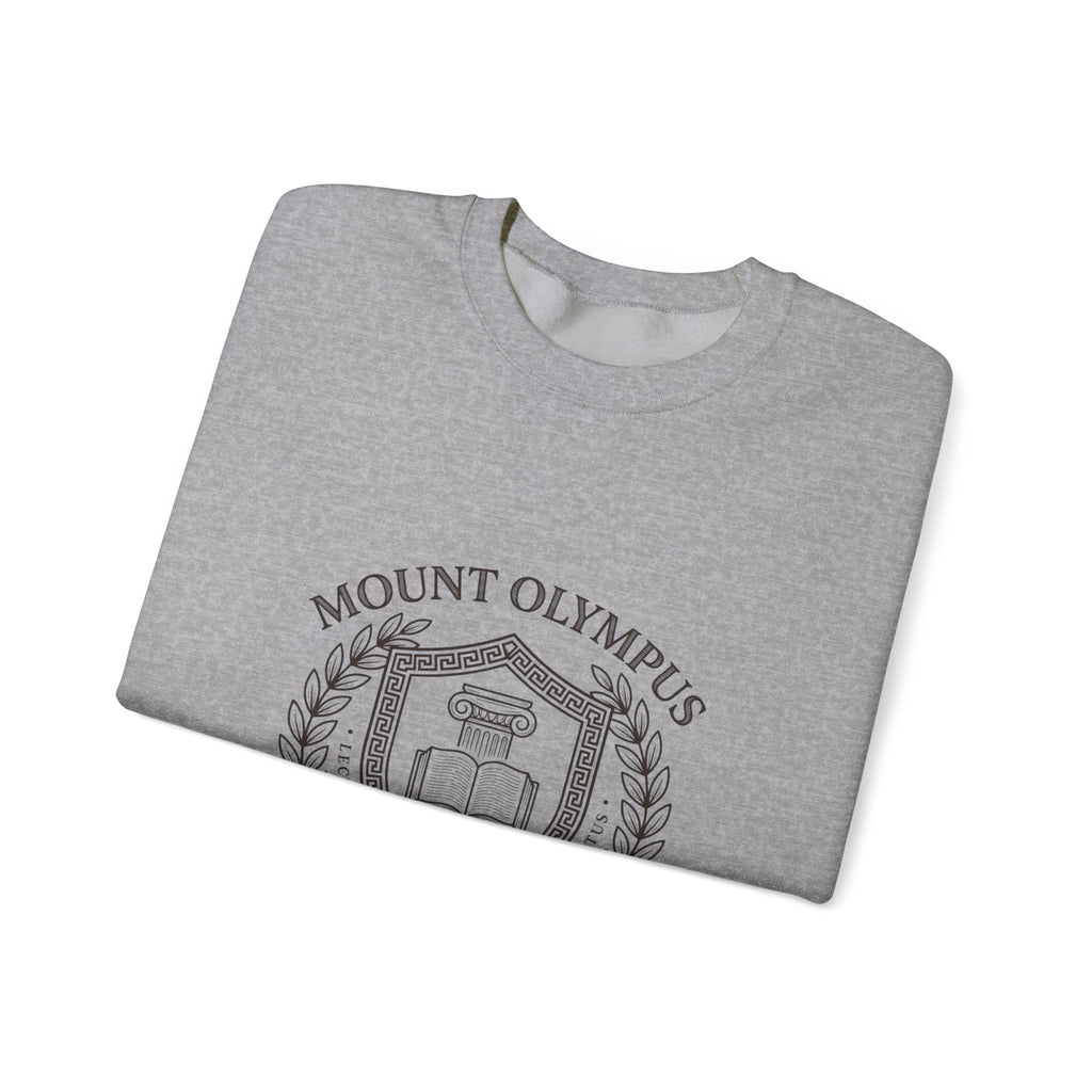 Mount Olympus Crest Sweatshirt | Greek Mythology, Mythcore - Velqono