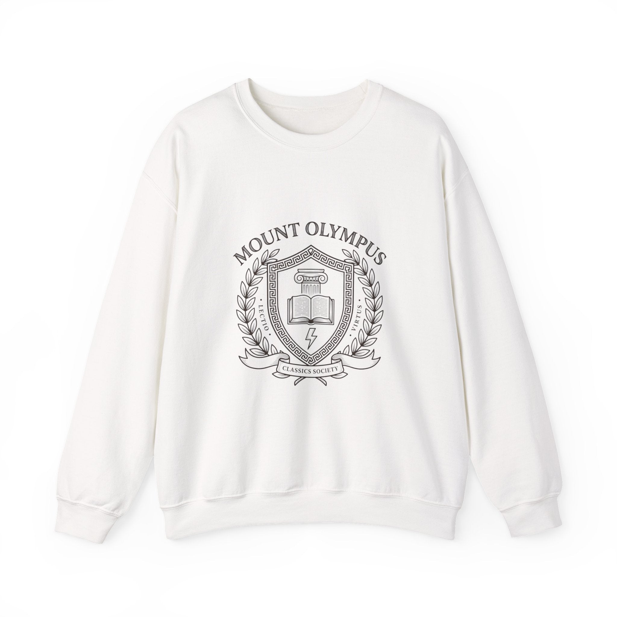 Mount Olympus Crest Sweatshirt | Greek Mythology, Mythcore - Velqono