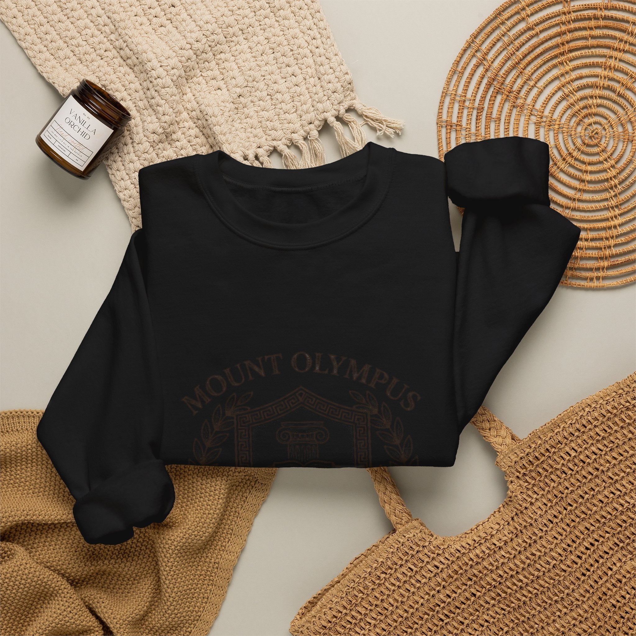 Mount Olympus Crest Sweatshirt | Greek Mythology, Mythcore - Velqono