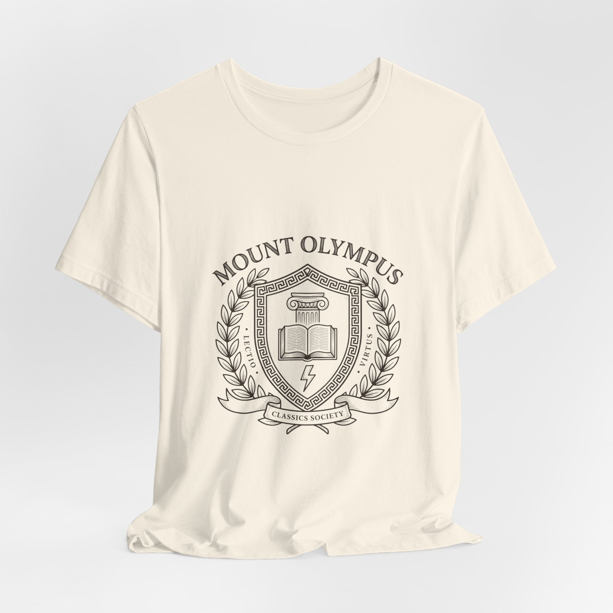 Mount Olympus Crest T-Shirt | Greek Mythology, Mythcore - Velqono