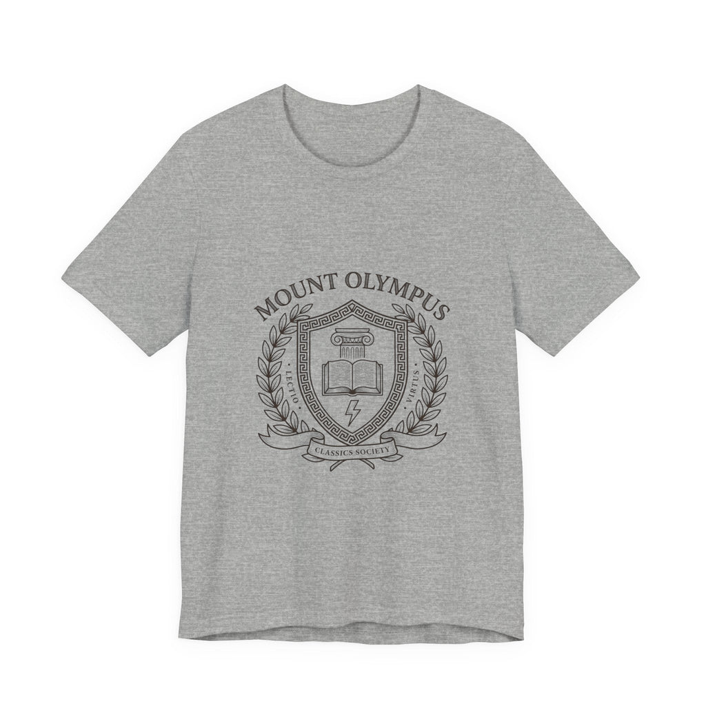 Mount Olympus Crest T-Shirt | Greek Mythology, Mythcore - Velqono