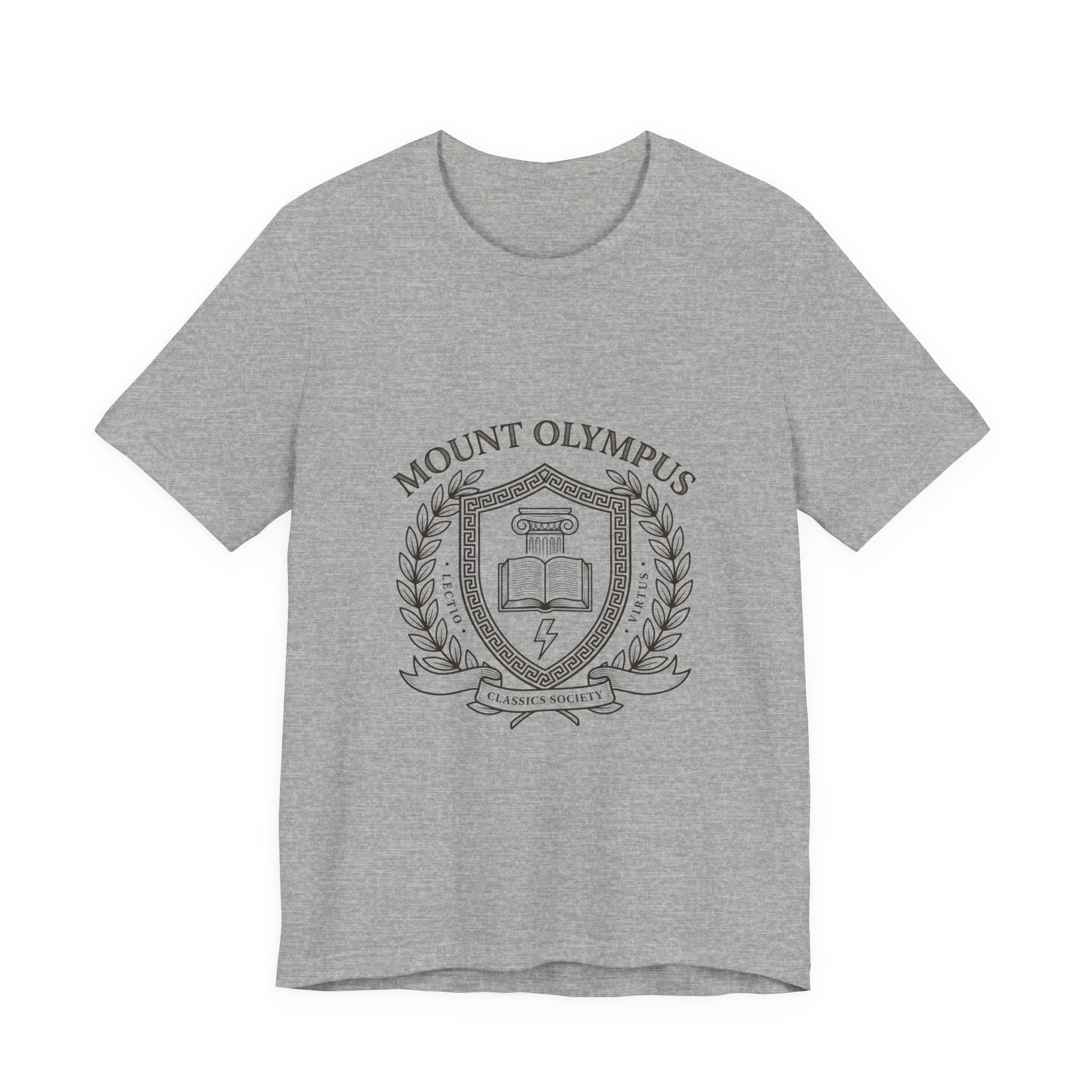 Mount Olympus Crest T-Shirt | Greek Mythology, Mythcore - Velqono