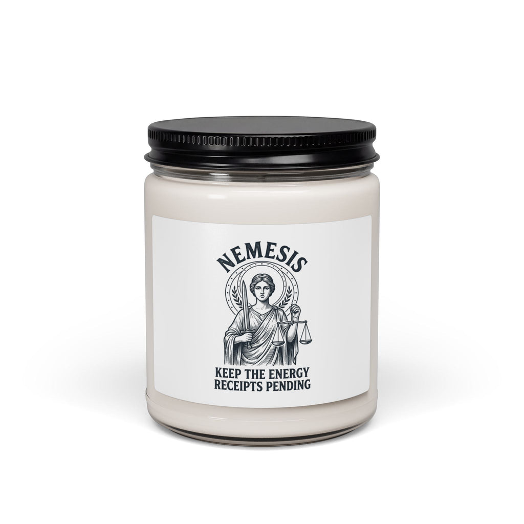 Nemesis Greek Mythology Candle | Soy 9oz, Mythcore Dark Academia - Velqono