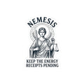 Nemesis Greek Mythology Sticker | Mythcore Dark Academia Kiss-Cut - Velqono