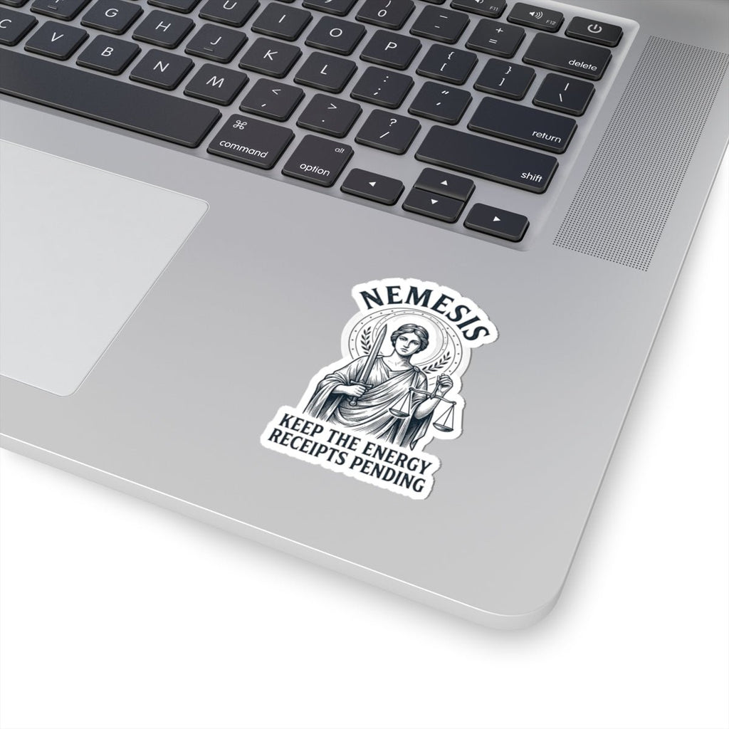 Nemesis Greek Mythology Sticker | Mythcore Dark Academia Kiss-Cut - Velqono