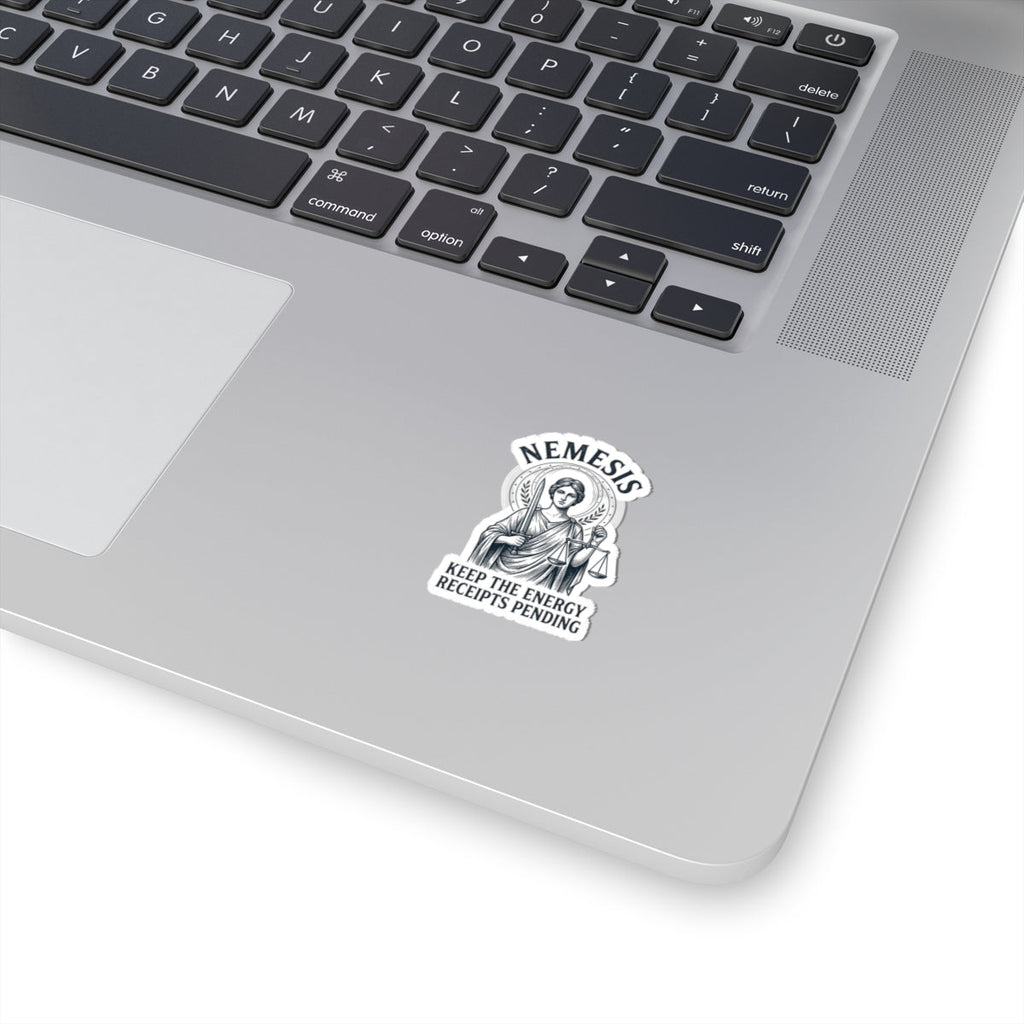 Nemesis Greek Mythology Sticker | Mythcore Dark Academia Kiss-Cut - Velqono