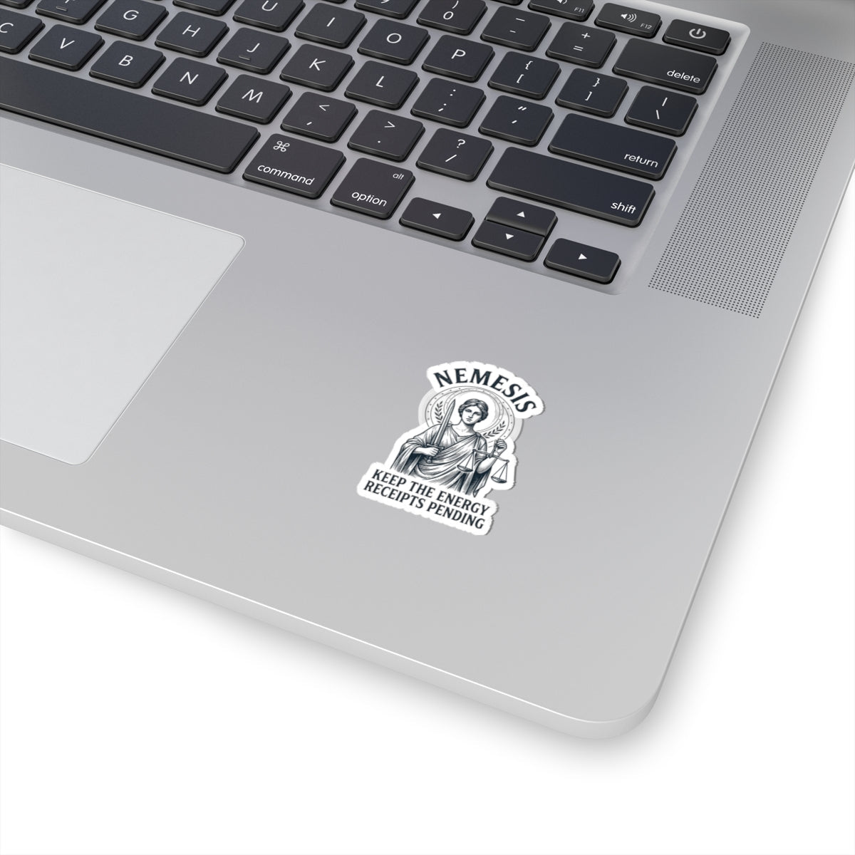 Nemesis Greek Mythology Sticker | Mythcore Dark Academia Kiss-Cut - Velqono