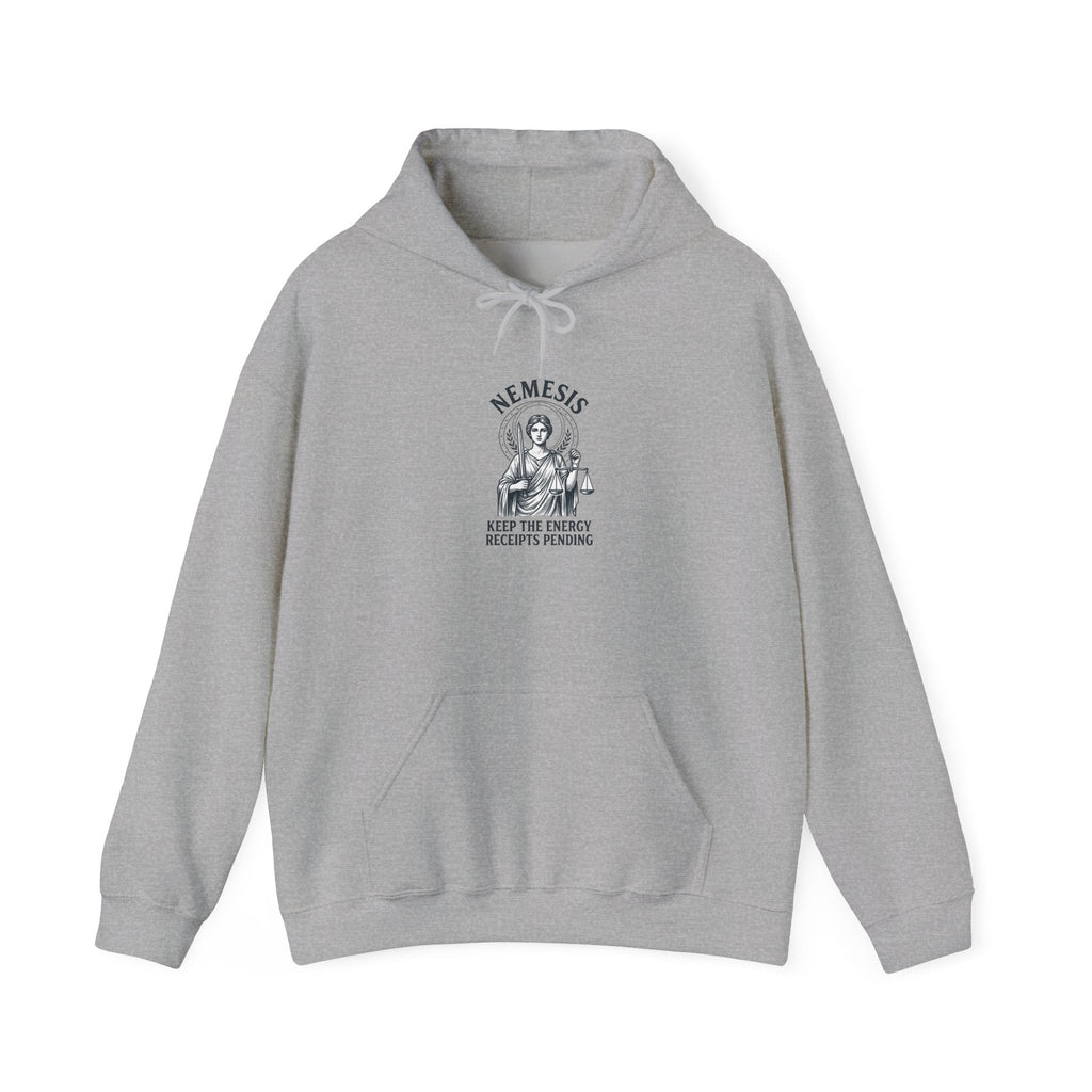Nemesis Illustration Hoodie | Greek Mythology, Mythcore, Classical Art - Velqono