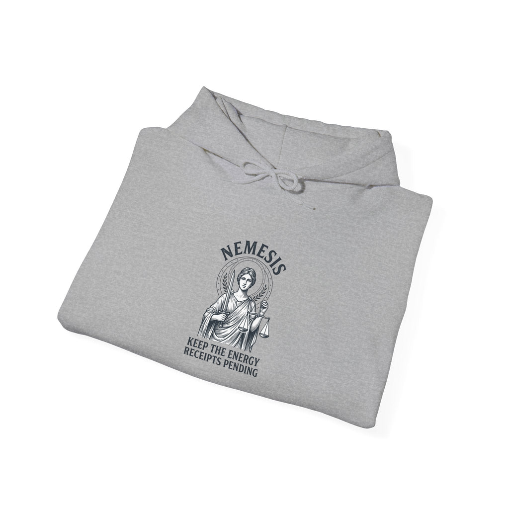 Nemesis Illustration Hoodie | Greek Mythology, Mythcore, Classical Art - Velqono