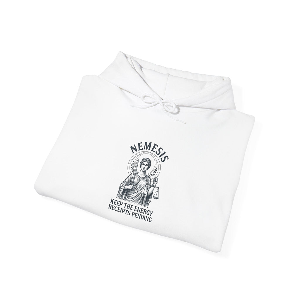Nemesis Illustration Hoodie | Greek Mythology, Mythcore, Classical Art - Velqono