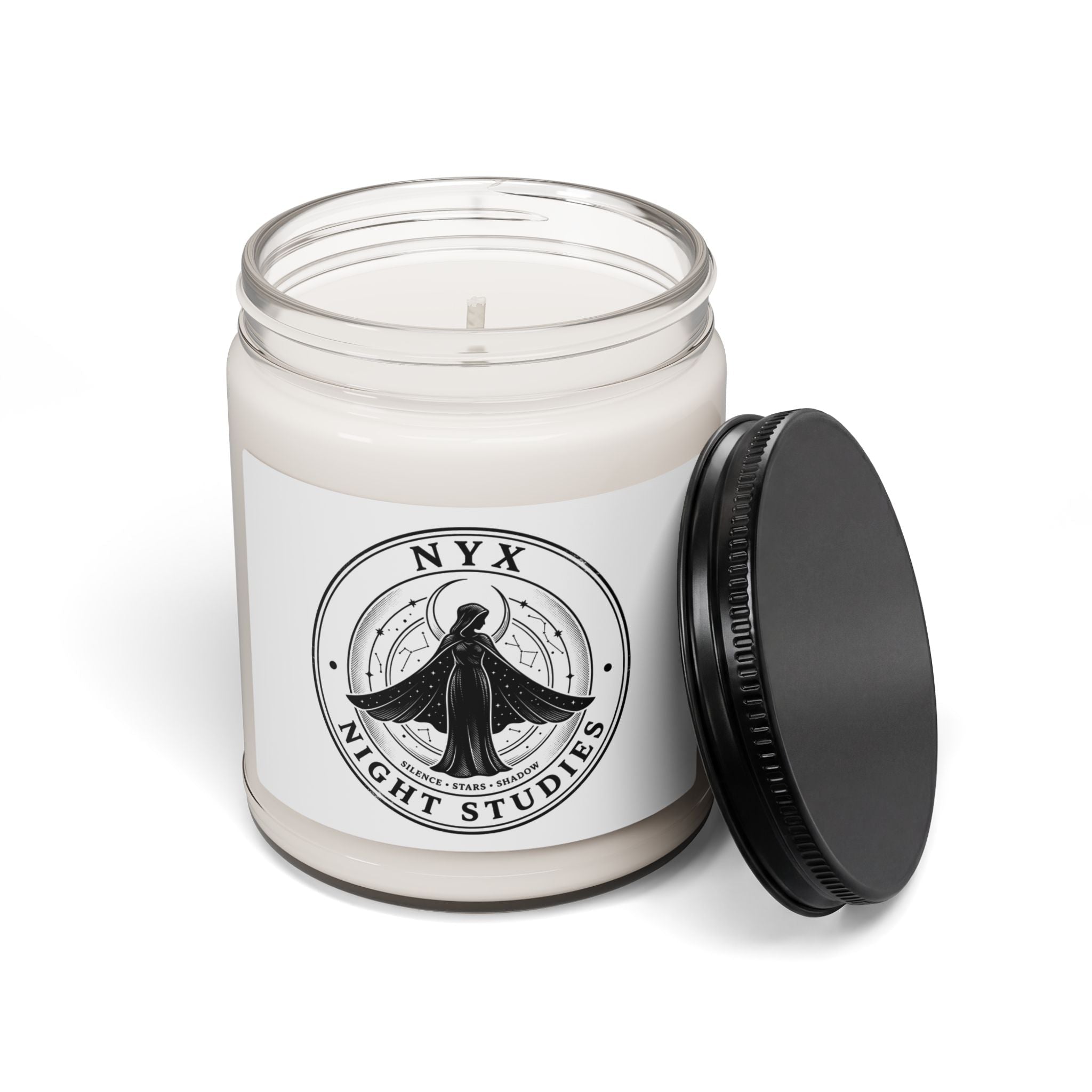 Nyx Night Studies Soy Candle | Greek Mythology, Mythcore - Velqono