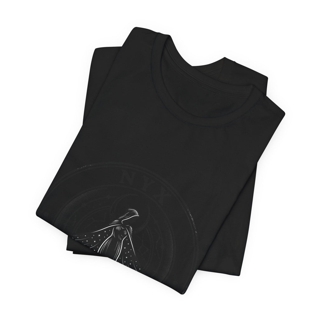 Nyx Night Studies T-Shirt | Greek Mythology, Mythcore Emblem - Velqono