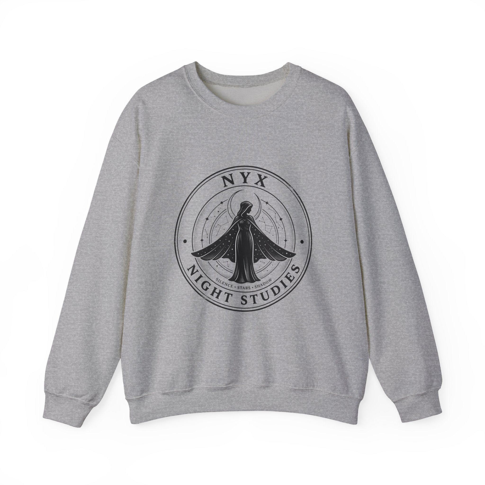 Nyx Night Studios Crest Sweatshirt | Greek Mythology, Mythcore - Velqono