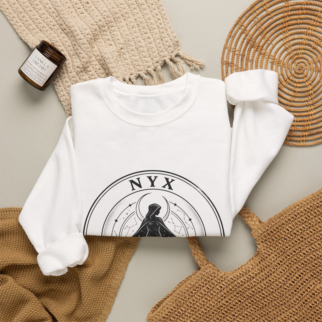 Nyx Night Studios Crest Sweatshirt | Greek Mythology, Mythcore - Velqono