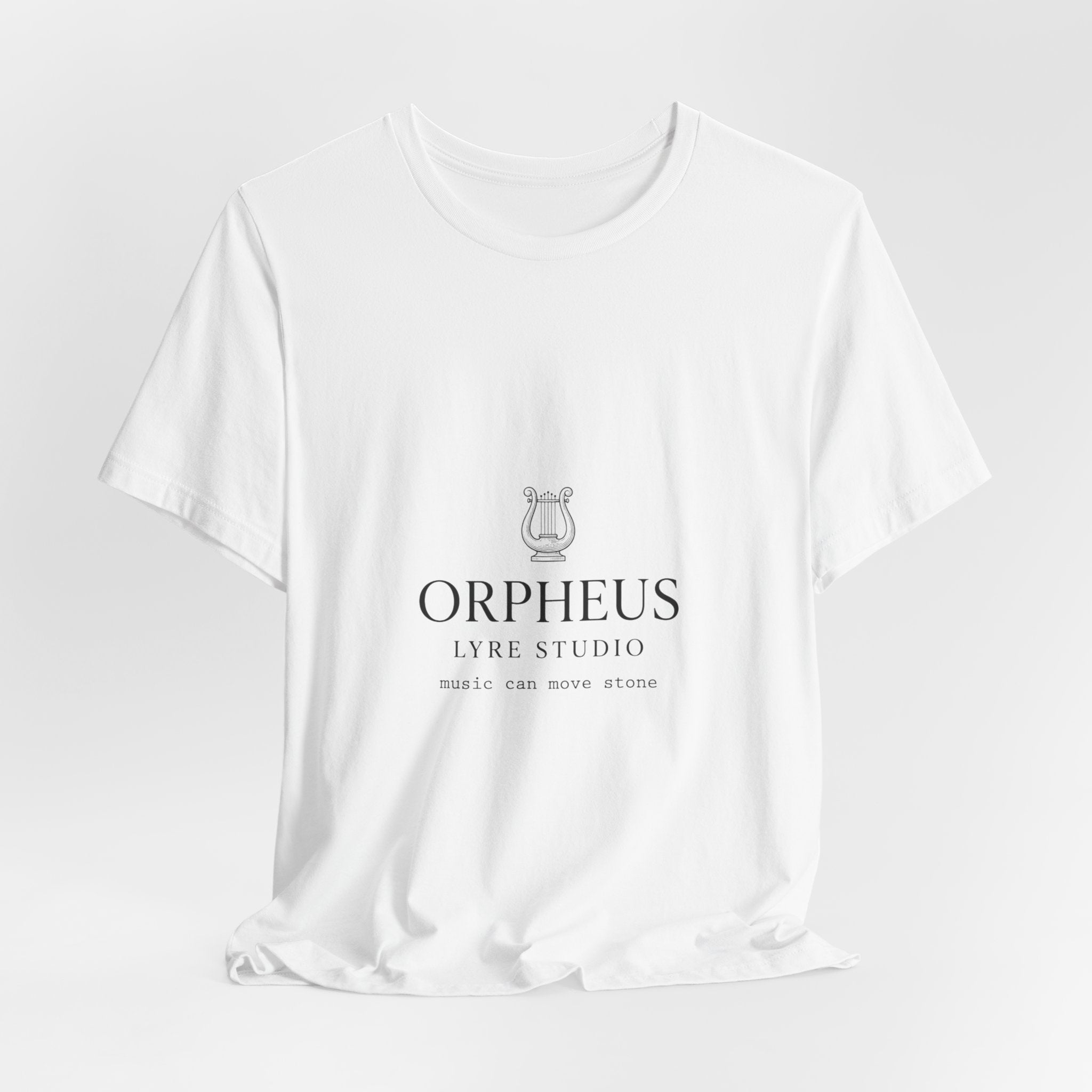 Orpheus Lyre Logo Tee | Greek Mythology, Mythcore - Velqono