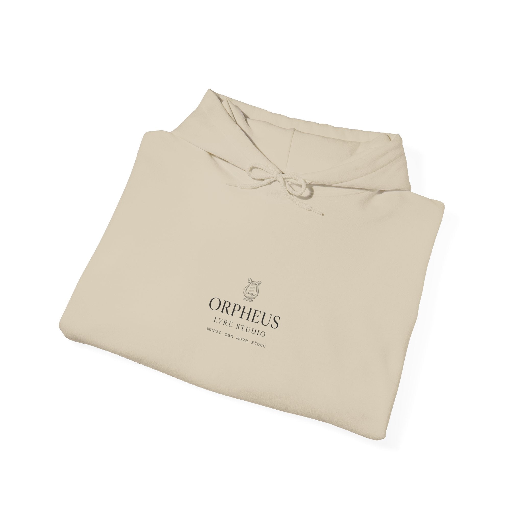 Orpheus Lyre Minimalist Hoodie | Greek Mythology, Mythcore - Velqono