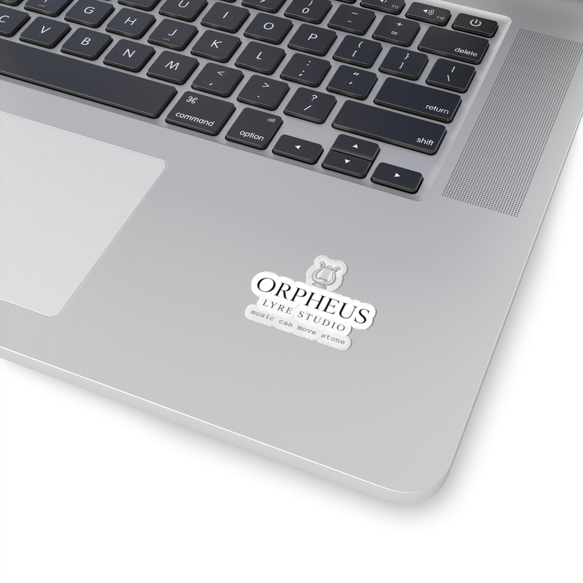 Orpheus Lyre Studio Logo Sticker | Greek Mythology, Mythcore Kiss-Cut - Velqono