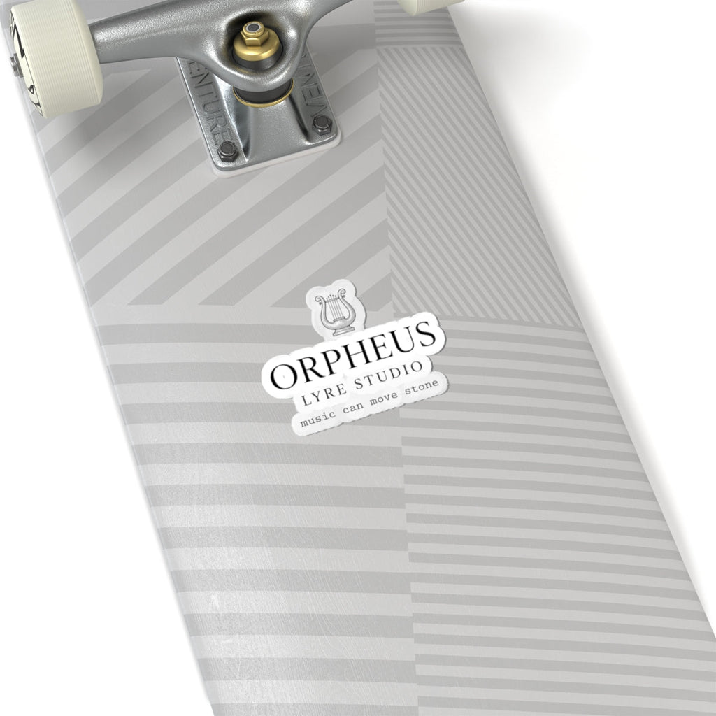 Orpheus Lyre Studio Logo Sticker | Greek Mythology, Mythcore Kiss-Cut - Velqono