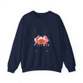 Pinchy Vibes Only Sweatshirt | Crab, Sarcastic Coastal Humor - Velqono