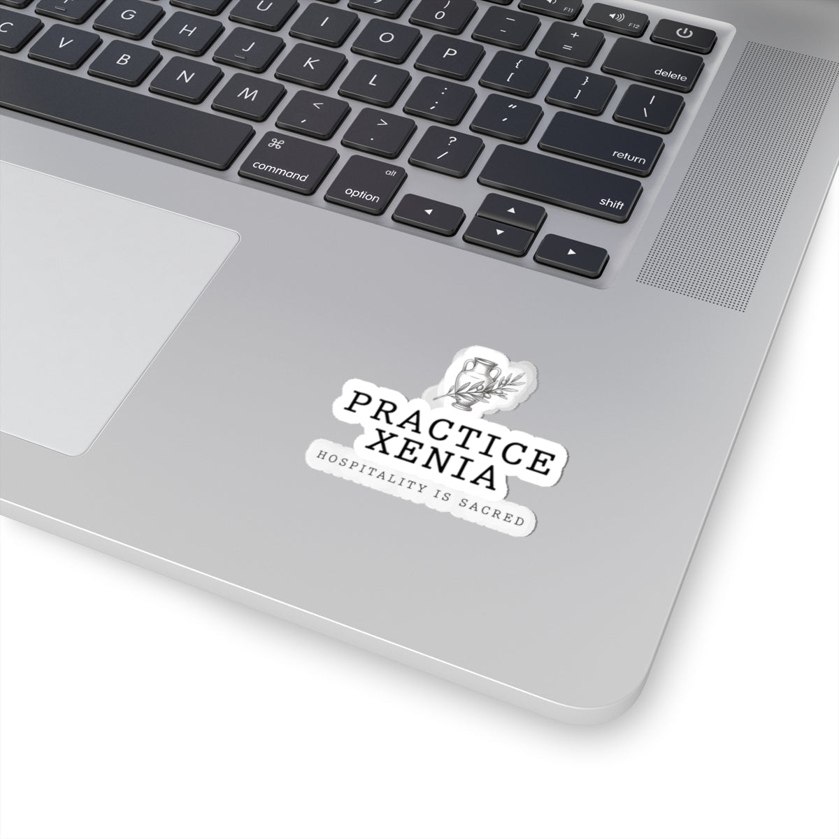 Practice Xenia Kiss-Cut Sticker | Greek Mythology, Mythcore Olive Branch - Velqono