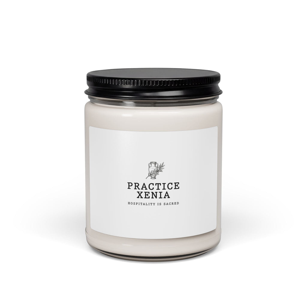 Practice Xenia Soy Candle | Greek Mythology, Mythcore Jar Candle - Velqono