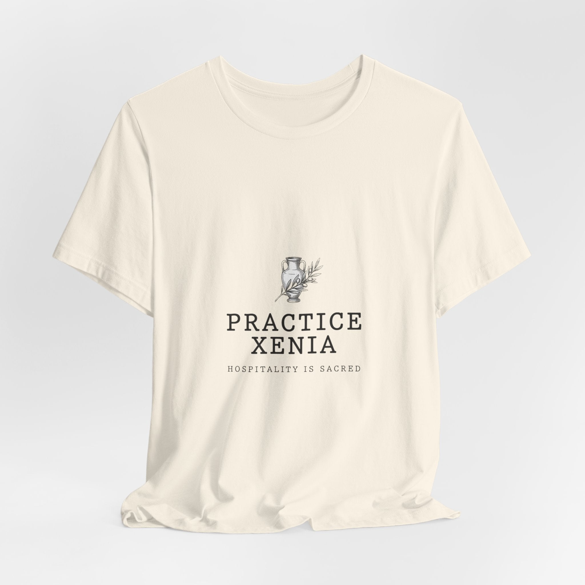 Practice Xenia Tee | Greek Mythology, Mythcore Classical Art - Velqono