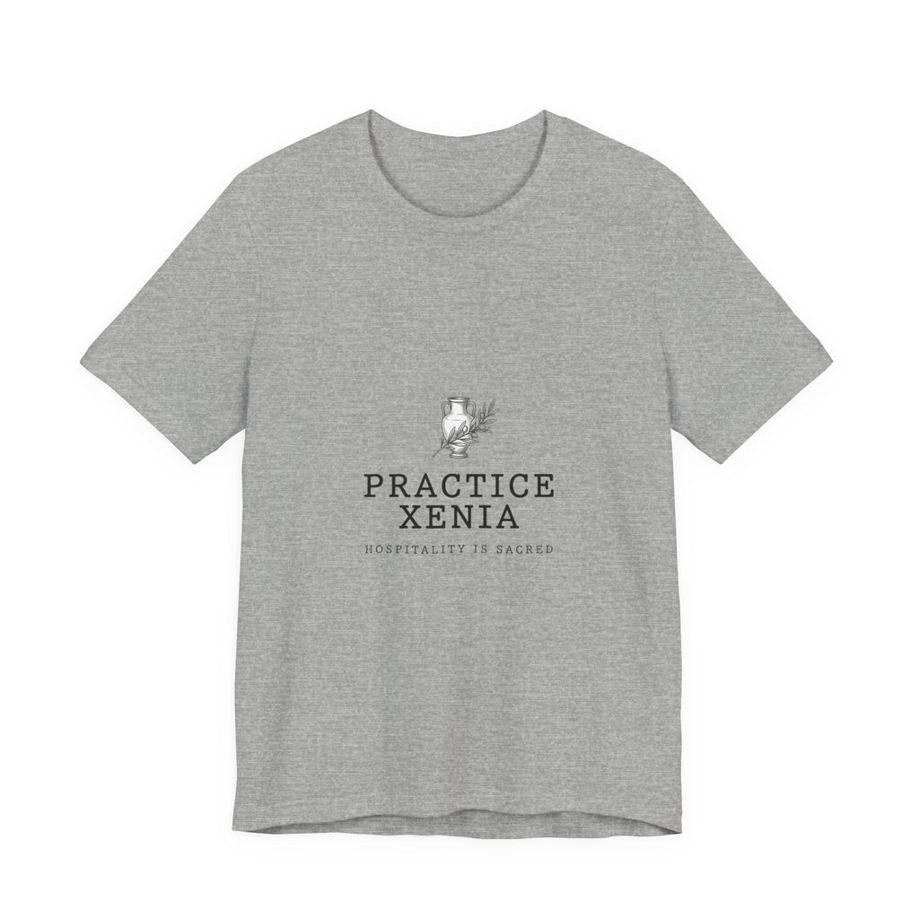 Practice Xenia Tee | Greek Mythology, Mythcore Classical Art - Velqono