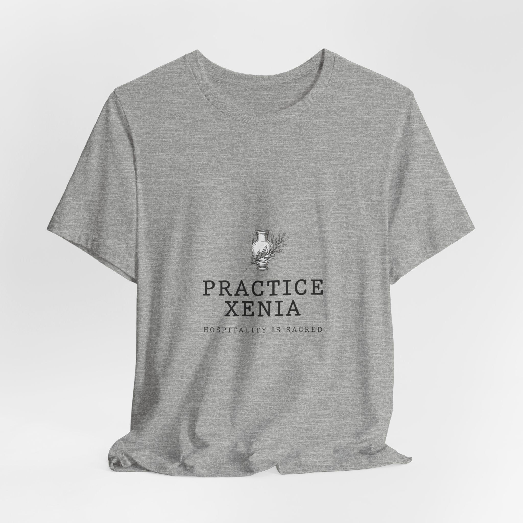 Practice Xenia Tee | Greek Mythology, Mythcore Classical Art - Velqono