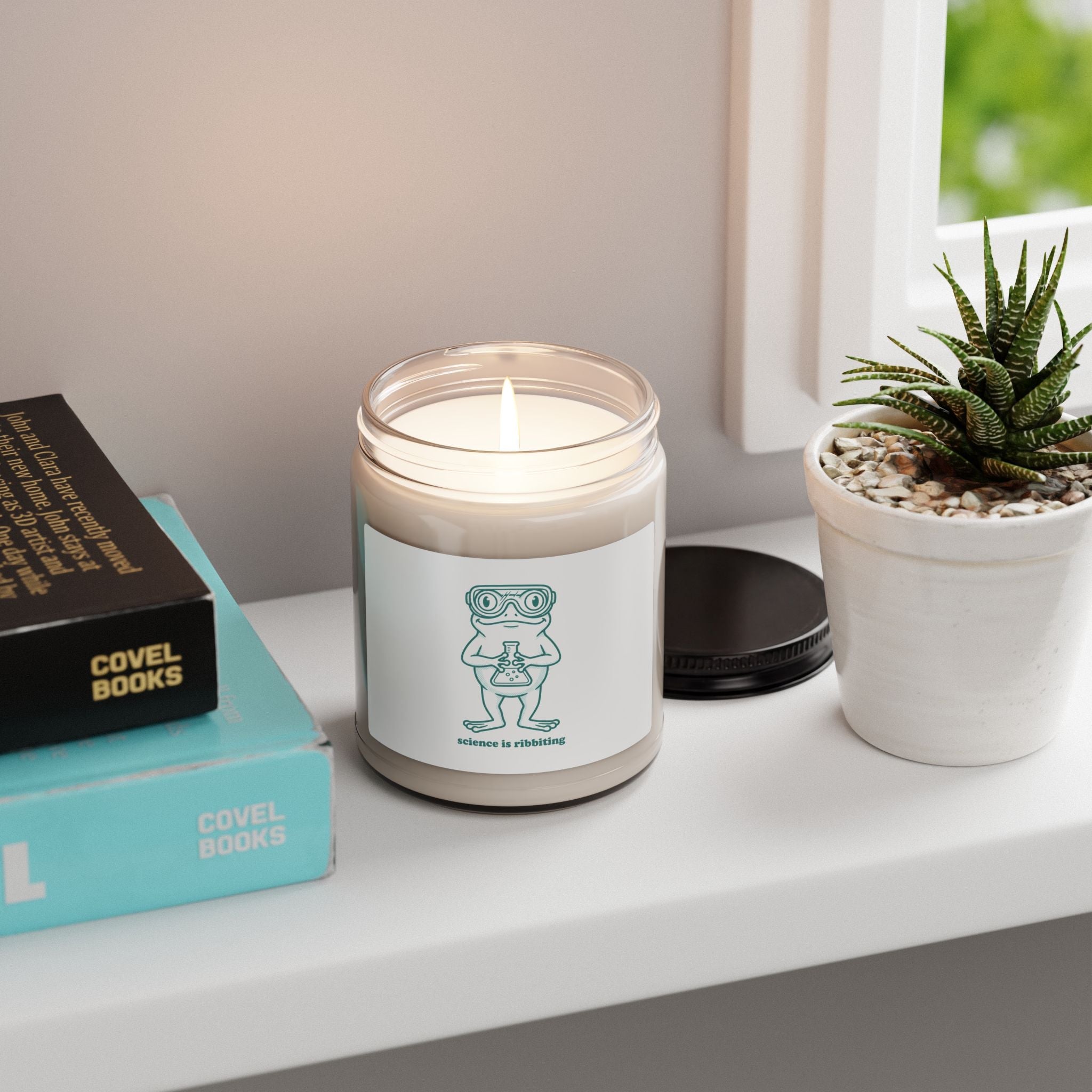 Science Is Ribbiting Candle | Soy Candle, Science Humor - Velqono