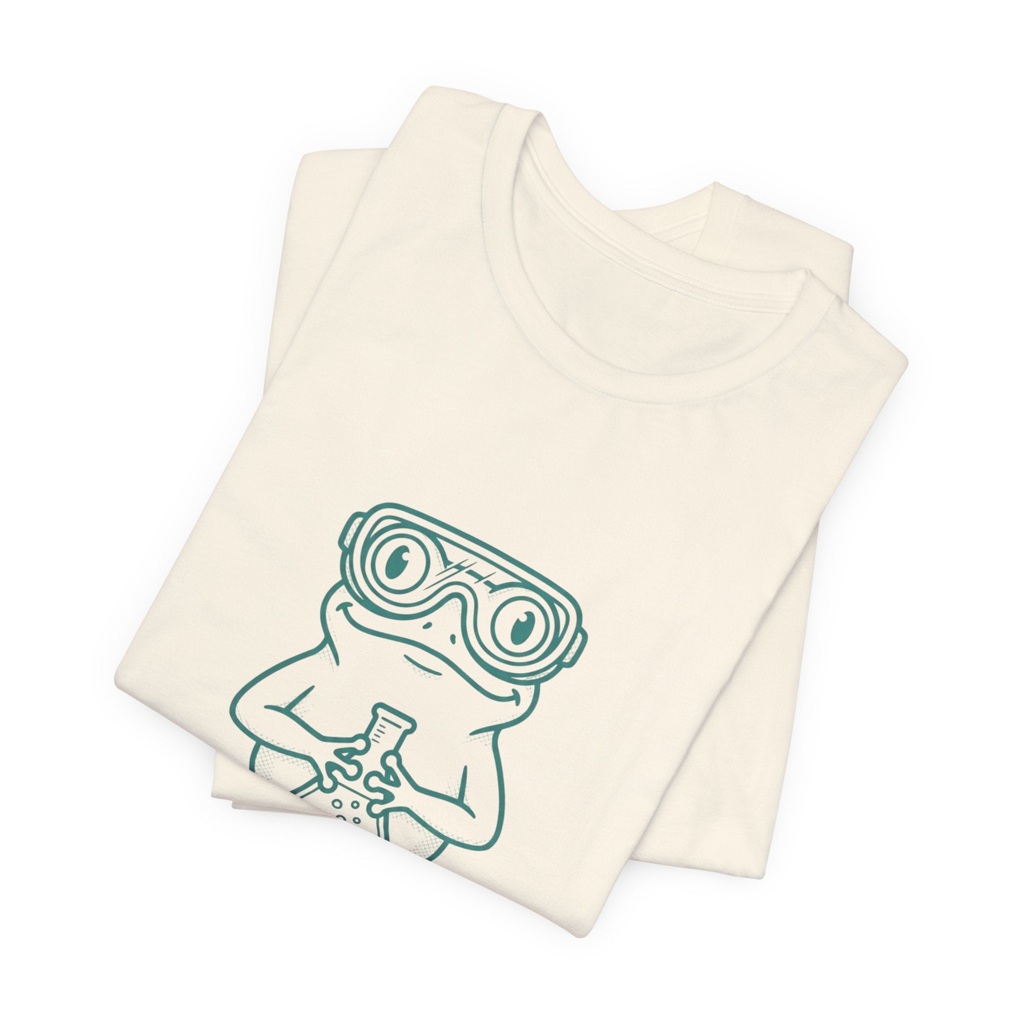 Science is Ribbiting Frog Chemist Tee | Science Humor, STEM Shirt - Velqono