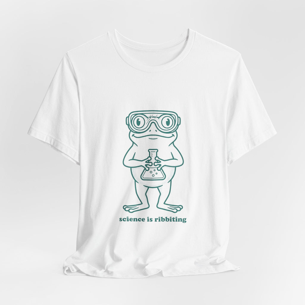 Science is Ribbiting Frog Chemist Tee | Science Humor, STEM Shirt - Velqono