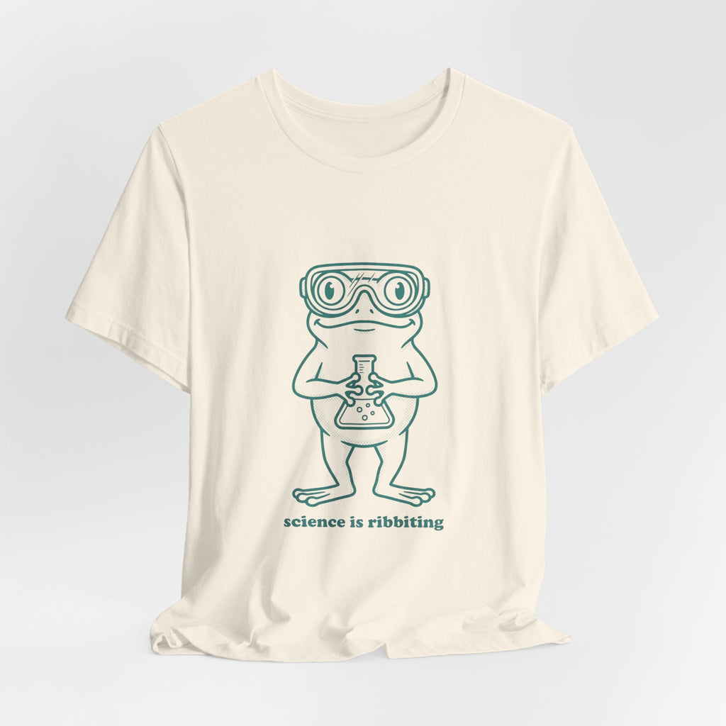 Science is Ribbiting Frog Chemist Tee | Science Humor, STEM Shirt - Velqono