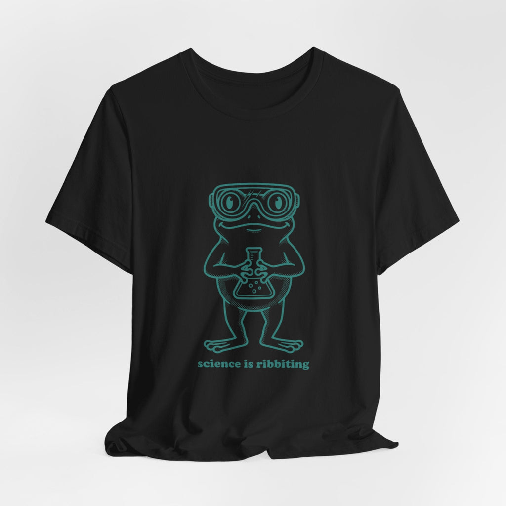 Science is Ribbiting Frog Chemist Tee | Science Humor, STEM Shirt - Velqono