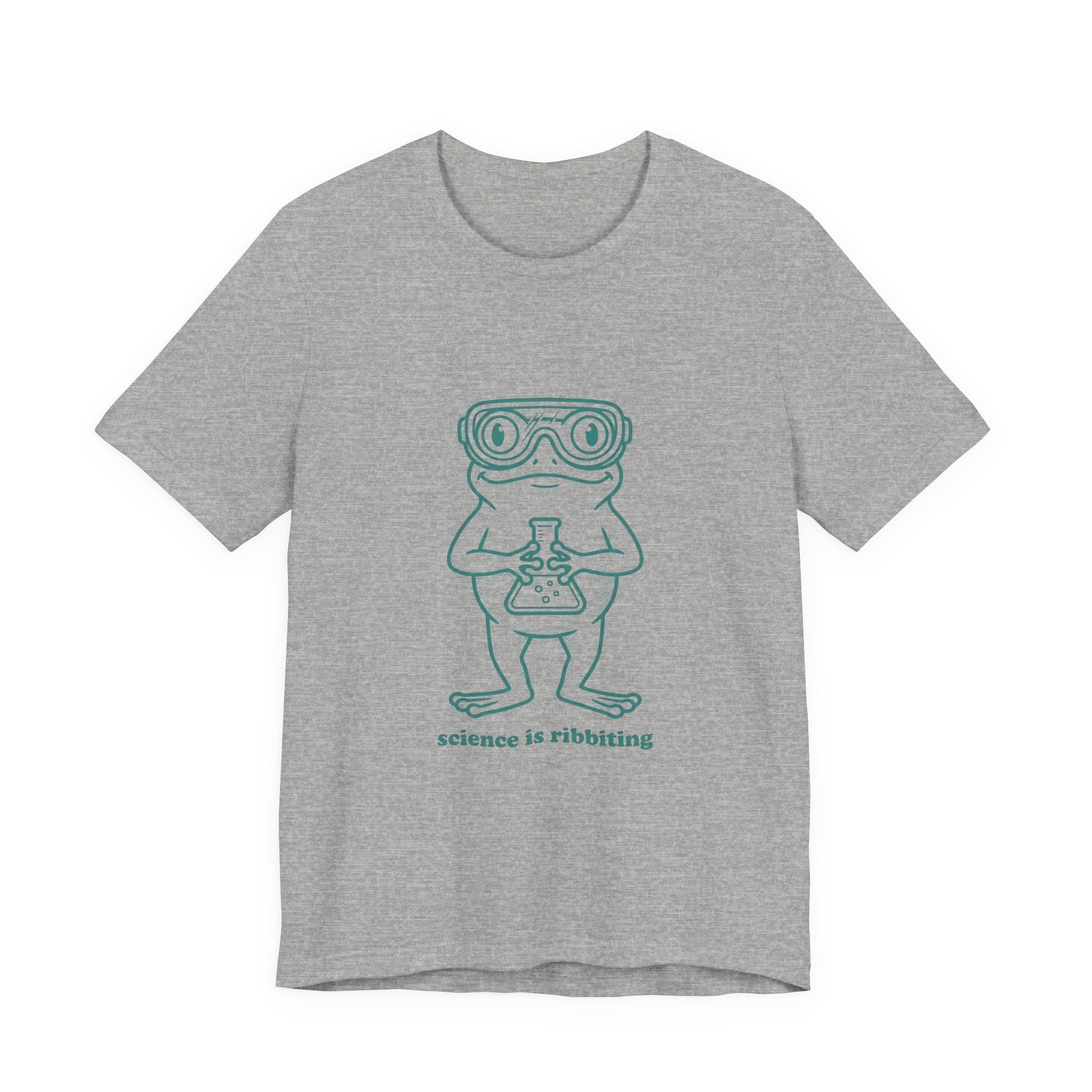 Science is Ribbiting Frog Chemist Tee | Science Humor, STEM Shirt - Velqono
