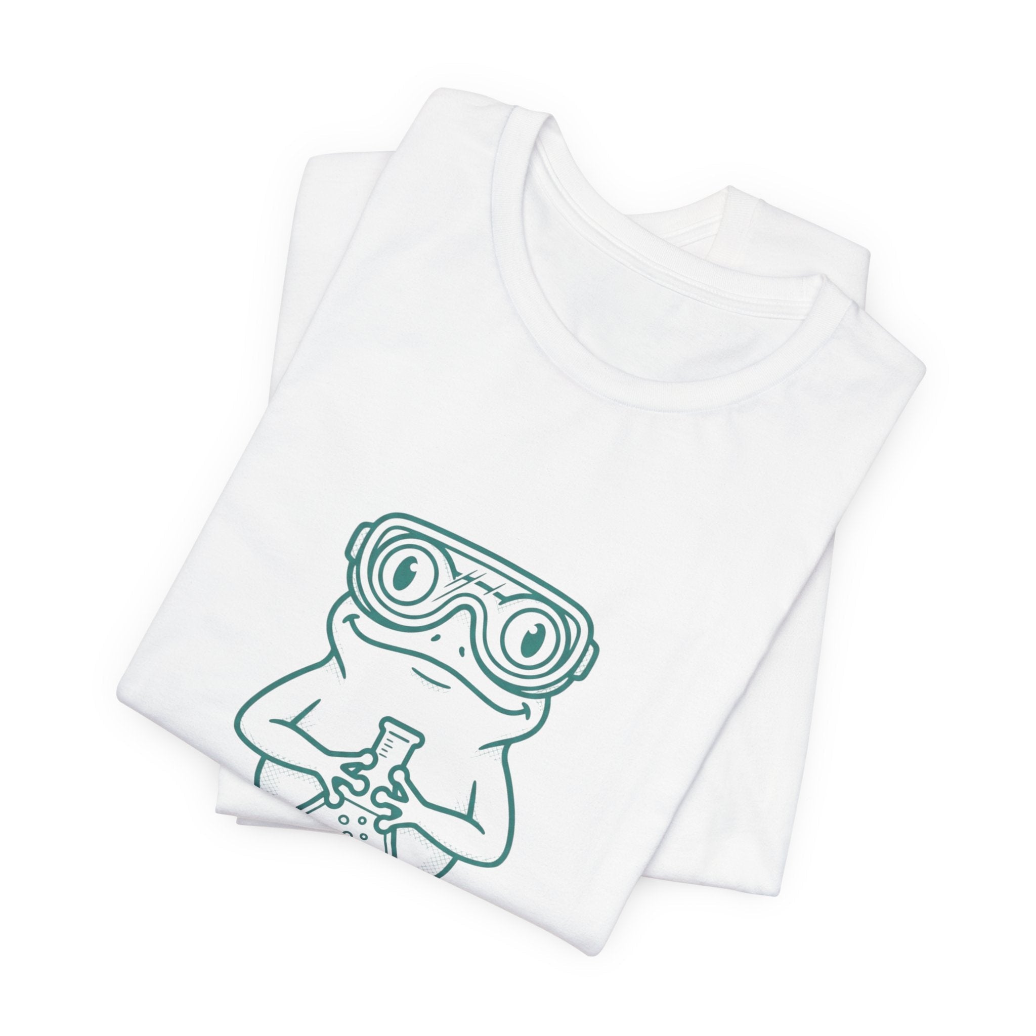 Science is Ribbiting Frog Chemist Tee | Science Humor, STEM Shirt - Velqono