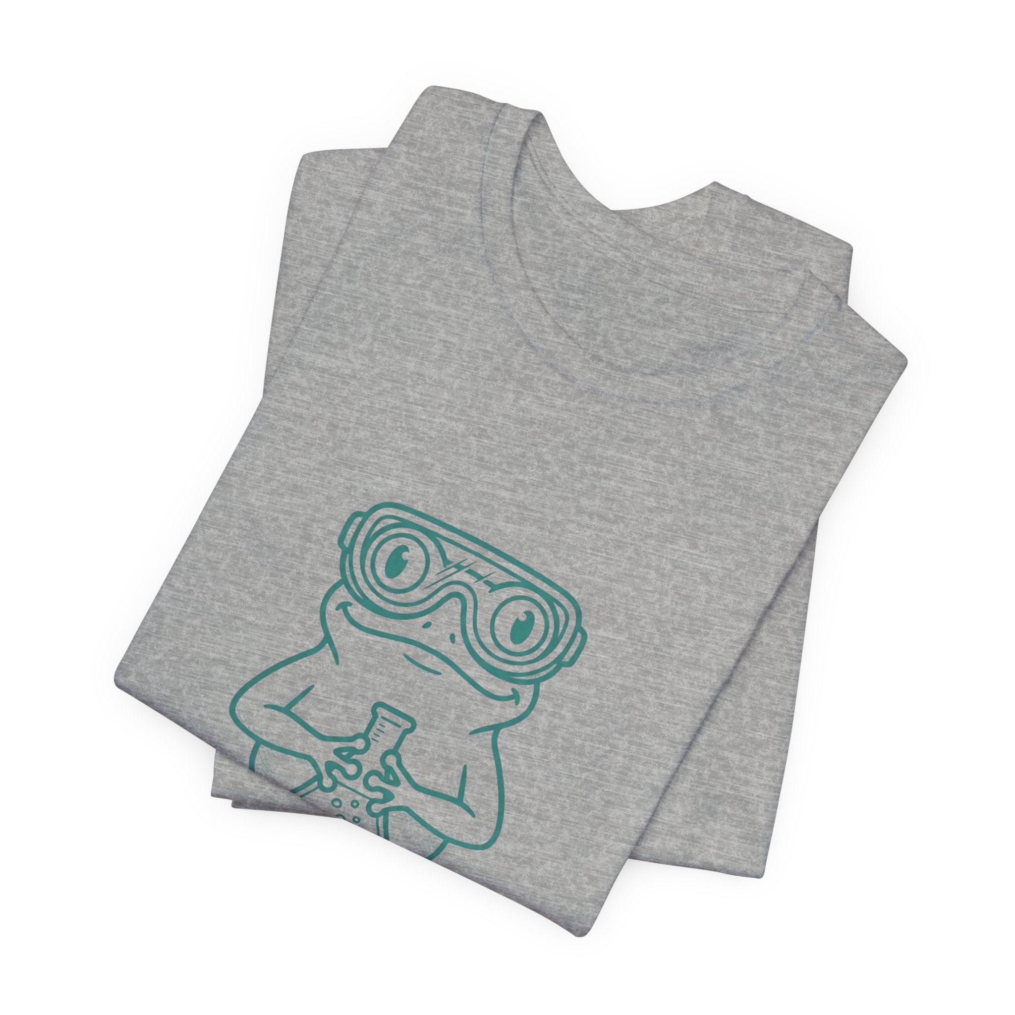 Science is Ribbiting Frog Chemist Tee | Science Humor, STEM Shirt - Velqono