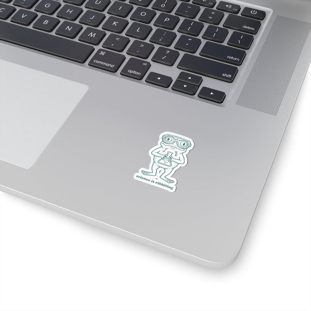 science is ribbiting sticker | science humor, lab pun - Velqono