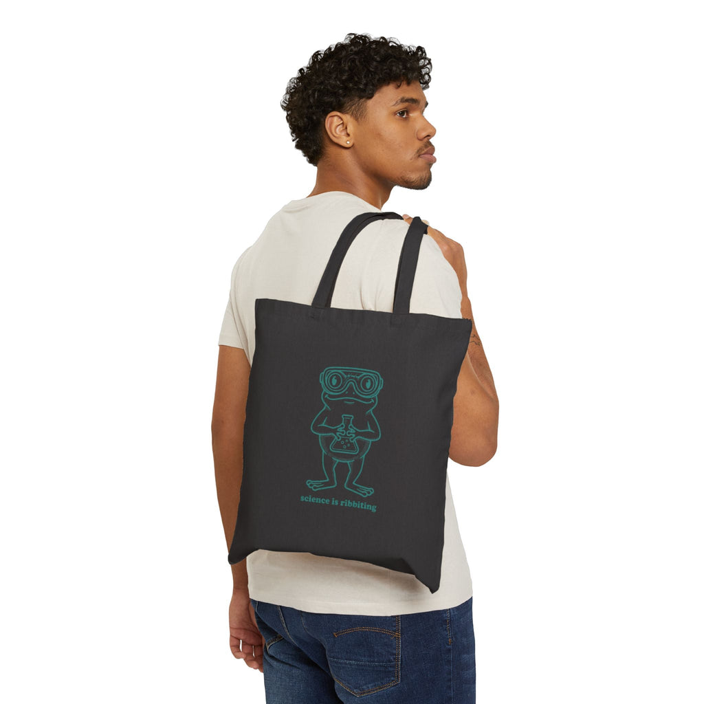 Science is Ribbiting Tote | Science Humor, Lab Joke - Velqono
